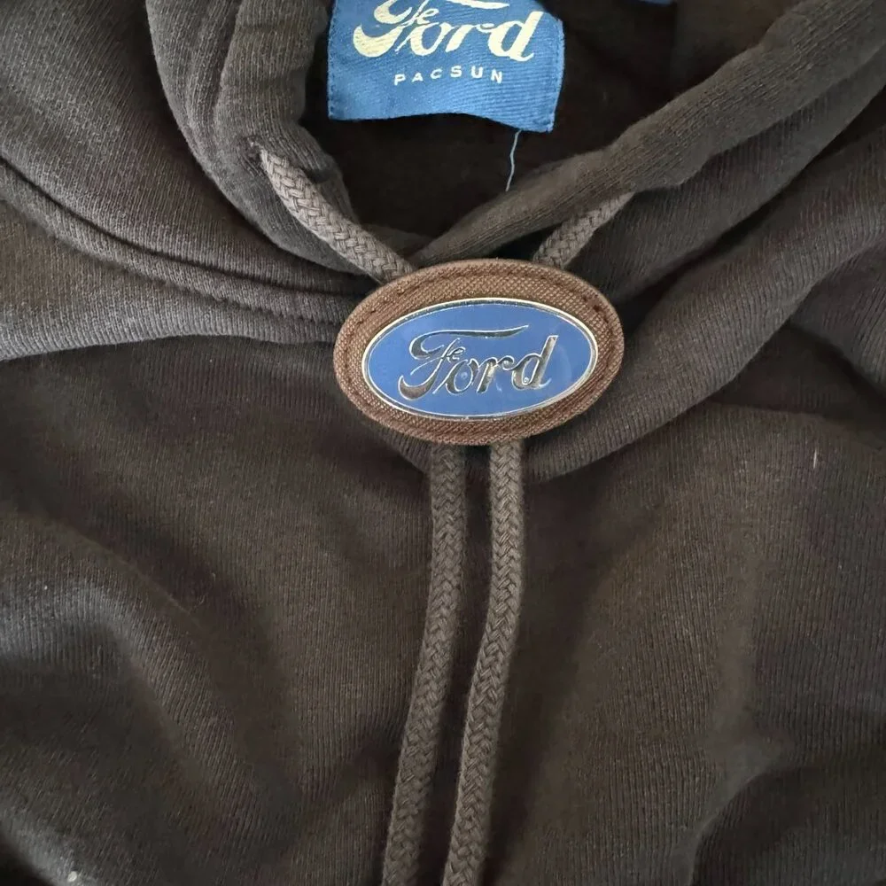 PacSun FORD Bolo Tie Hoodie - Picture 6 of 12